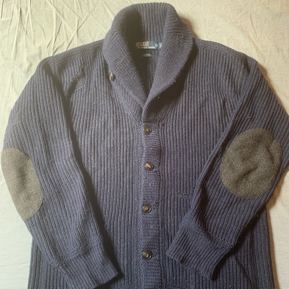 Polo Ralph Lauren Wool Shawl Cardigan